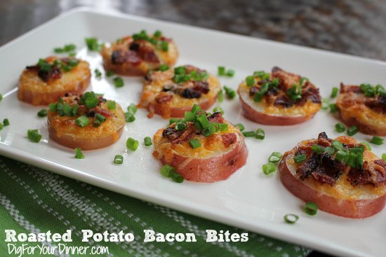Roasted Potato Bacon Bites