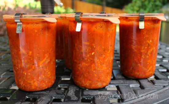 Garden Fresh Tomato Sauce Recipe for Canning